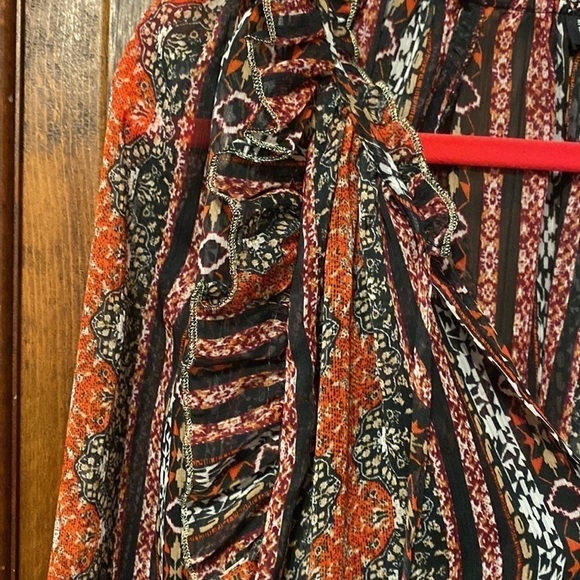 Lucky 🍀 Brand multi color peasant blouse. - Picture 5 of 8